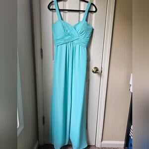 Pretty Maids Prom Bridesmaid Fairy Maxi Sheer Lined Chiffon Coquette Dress 8
